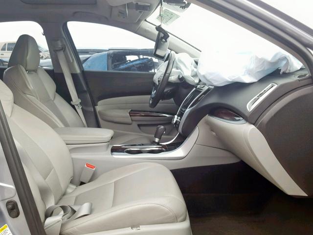 19UUB1F51FA016507 - 2015 ACURA TLX TECH SILVER photo 5