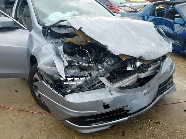 19UUB1F51FA016507 - 2015 ACURA TLX TECH SILVER photo 9