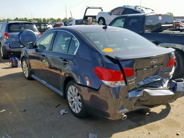 4S3BMDK62C2025478 - 2012 SUBARU LEGACY 3.6 GRAY photo 3