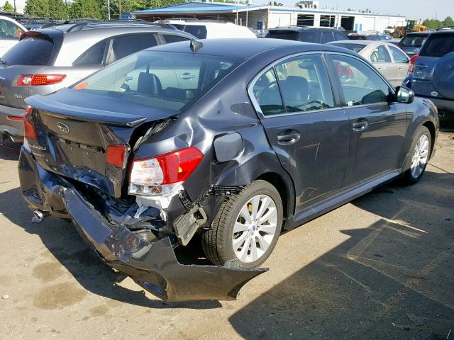 4S3BMDK62C2025478 - 2012 SUBARU LEGACY 3.6 GRAY photo 4