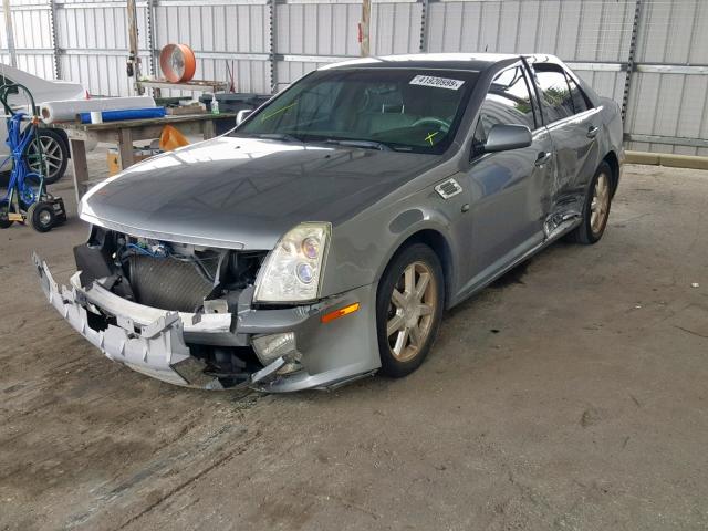 1G6DW677050157284 - 2005 CADILLAC STS GRAY photo 2