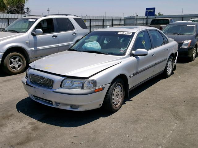 YV1TS97D5X1025611 - 1999 VOLVO S80 SILVER photo 2