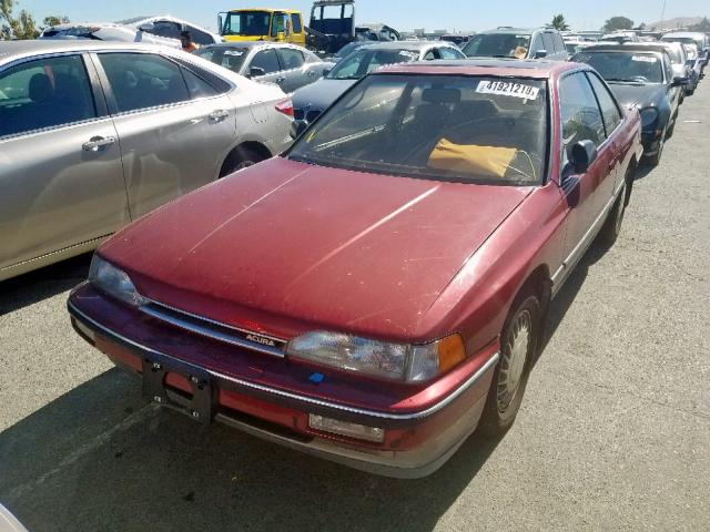 JH4KA3270KC017642 - 1989 ACURA LEGEND LS RED photo 2