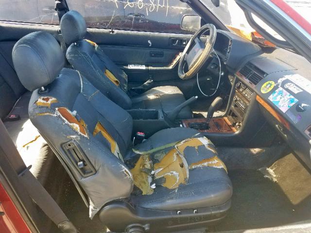 JH4KA3270KC017642 - 1989 ACURA LEGEND LS RED photo 5