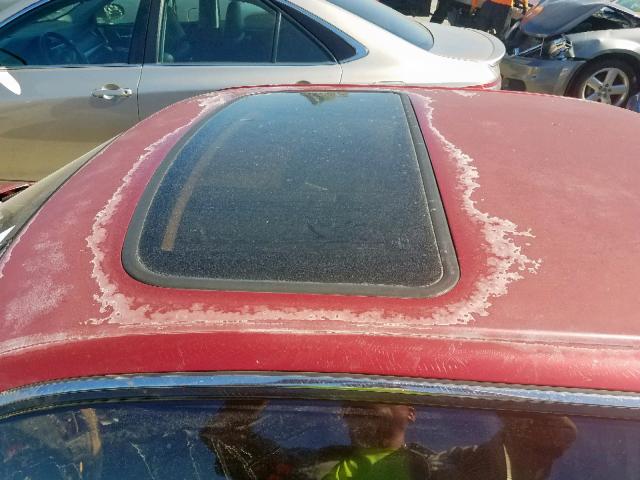 JH4KA3270KC017642 - 1989 ACURA LEGEND LS RED photo 9