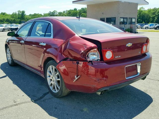 1G1ZK57778F233036 - 2008 CHEVROLET MALIBU LTZ წითელი ფოტო 3