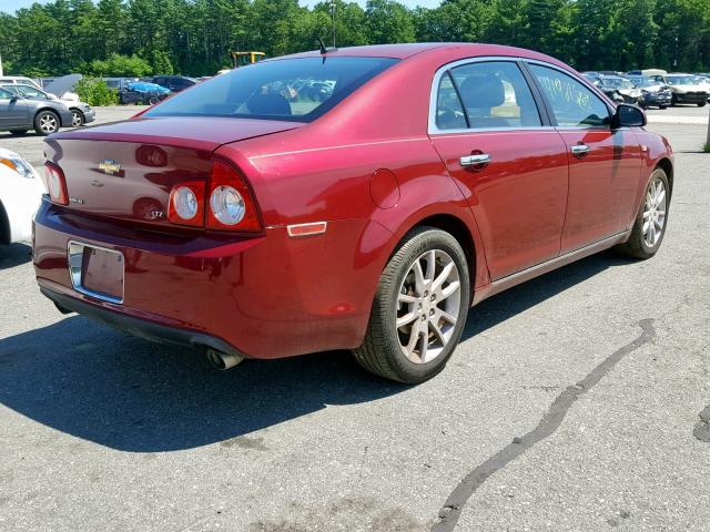 1G1ZK57778F233036 - 2008 CHEVROLET MALIBU LTZ წითელი ფოტო 4