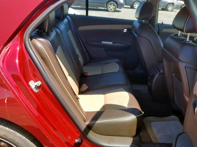 1G1ZK57778F233036 - 2008 CHEVROLET MALIBU LTZ წითელი ფოტო 6