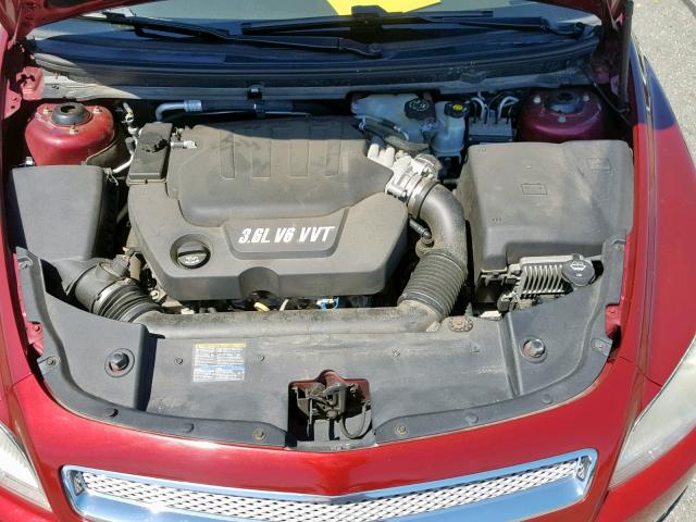 1G1ZK57778F233036 - 2008 CHEVROLET MALIBU LTZ წითელი ფოტო 7