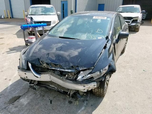 19XFB2F99FE022634 - 2015 HONDA CIVIC EXL 黑色 照片 2