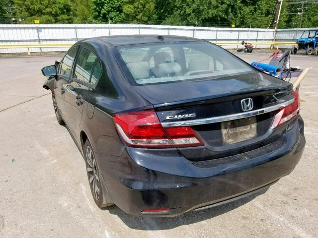 19XFB2F99FE022634 - 2015 HONDA CIVIC EXL 黑色 照片 3
