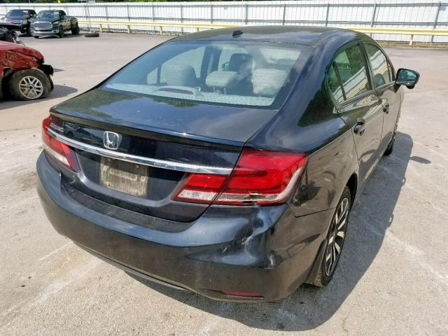 19XFB2F99FE022634 - 2015 HONDA CIVIC EXL 黑色 照片 4