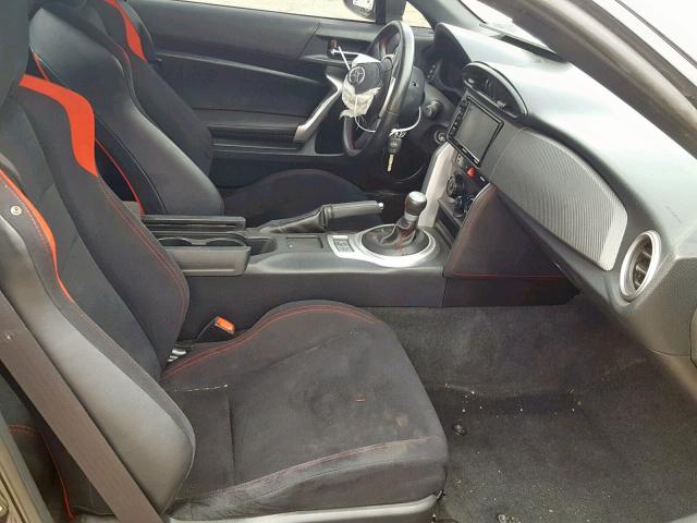 JF1ZNAA18G8705636 - 2016 TOYOTA SCION FR-S BLACK photo 5