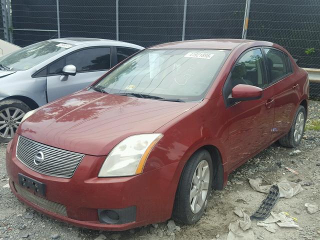 3N1AB61E77L631632 - 2007 NISSAN SENTRA 2.0 MAROON photo 2