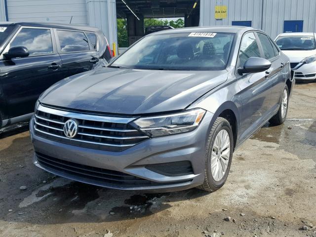 3VWC57BU5KM076639 - 2019 VOLKSWAGEN JETTA S GRAY photo 2