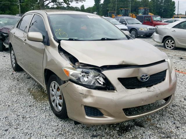 1NXBU40E49Z110907 - 2009 TOYOTA COROLLA BA GOLD photo 1