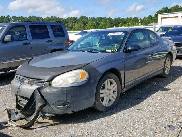 2G1WK151669206314 - 2006 CHEVROLET MONTE CARL GRAY photo 2