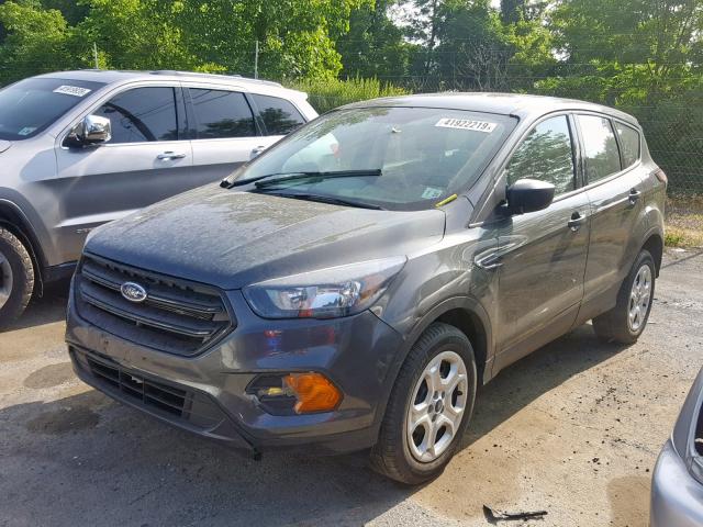 1FMCU0F71JUC84279 - 2018 FORD ESCAPE S GRAY photo 2