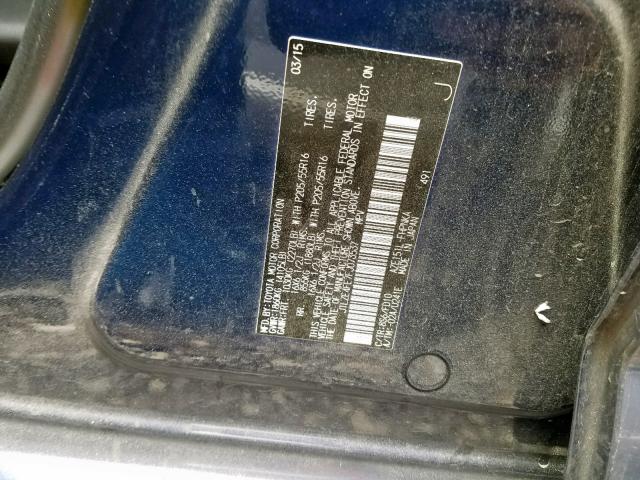 JTLZE4FE7FJ073537 - 2015 TOYOTA SCION XB 蓝色 照片 10