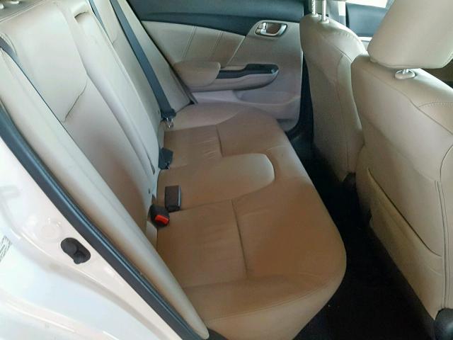 19XFB2F94DE002840 - 2013 HONDA CIVIC EXL 白色 照片 6