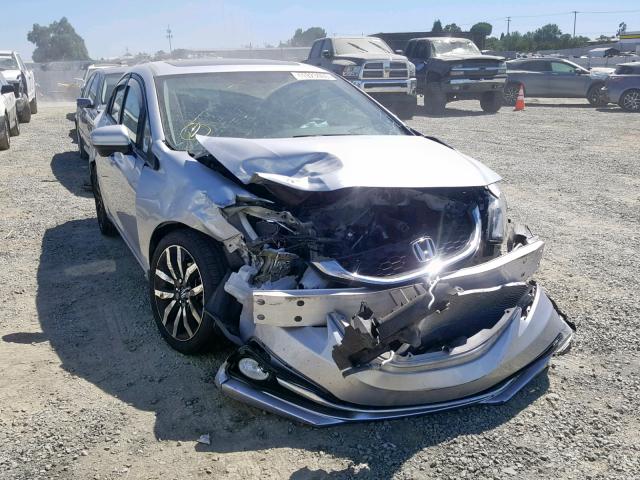 2HGFB2F99FH532388 - 2015 HONDA CIVIC EXL SILVER photo 1