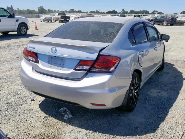 2HGFB2F99FH532388 - 2015 HONDA CIVIC EXL SILVER photo 4