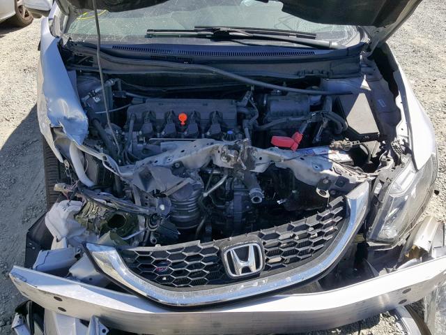 2HGFB2F99FH532388 - 2015 HONDA CIVIC EXL SILVER photo 7