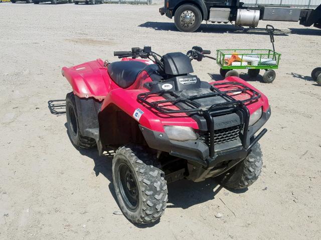 1HFTE4142E4000997 - 2014 HONDA TRX420 FA RED photo 1