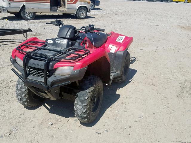 1HFTE4142E4000997 - 2014 HONDA TRX420 FA RED photo 2