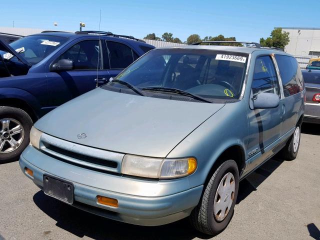 4N2DN11W3SD805320 - 1995 NISSAN QUEST XE GREEN photo 2