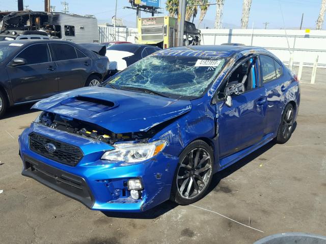 JF1VA1C66J8835568 - 2018 SUBARU WRX PREMIU BLUE photo 2