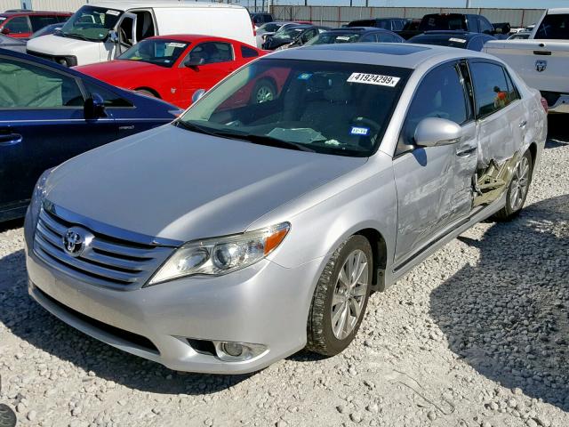 4T1BK3DB6BU389380 - 2011 TOYOTA AVALON BAS SILVER photo 2