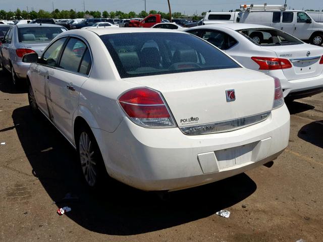 1G8ZV57707F172572 - 2007 SATURN AURA XR WHITE photo 3