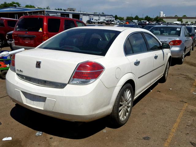 1G8ZV57707F172572 - 2007 SATURN AURA XR WHITE photo 4