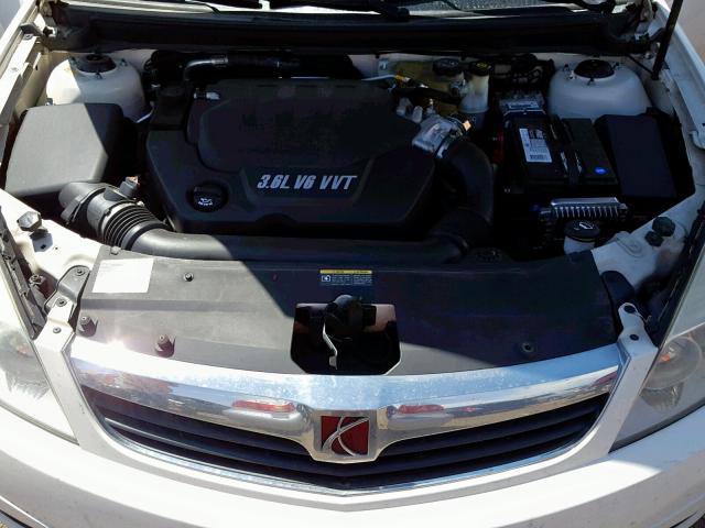 1G8ZV57707F172572 - 2007 SATURN AURA XR WHITE photo 7