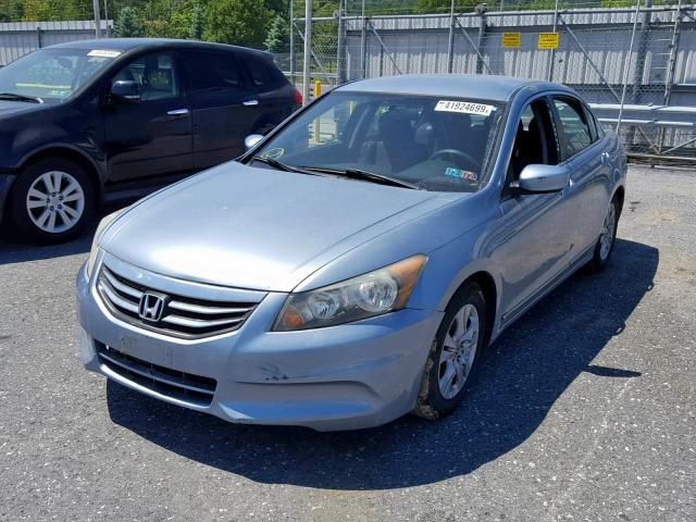 1HGCP2F48BA026598 - 2011 HONDA ACCORD LXP BLUE photo 2