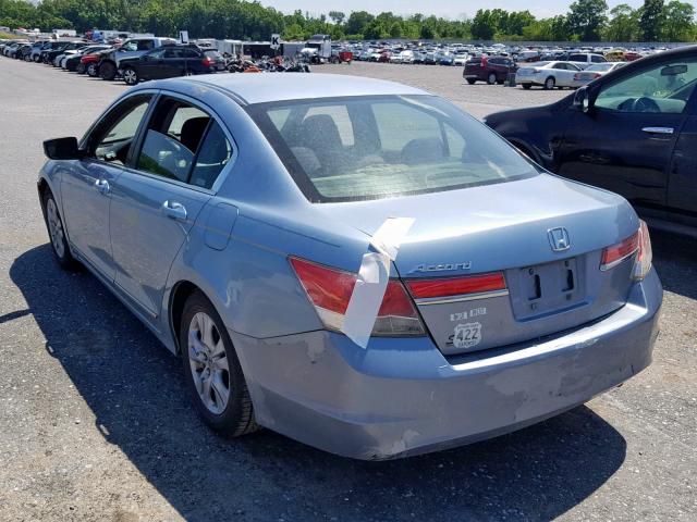 1HGCP2F48BA026598 - 2011 HONDA ACCORD LXP BLUE photo 3