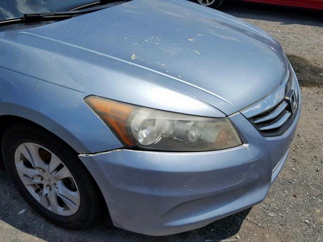 1HGCP2F48BA026598 - 2011 HONDA ACCORD LXP BLUE photo 9