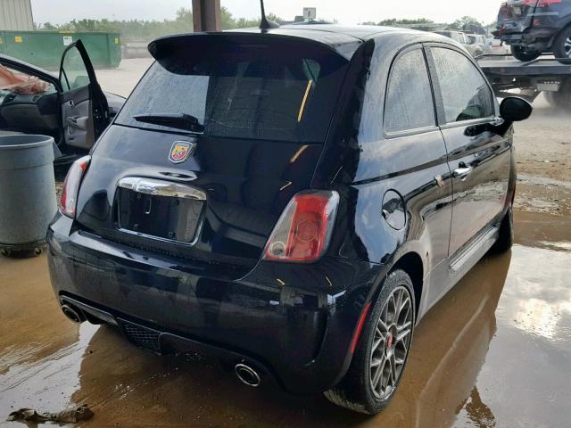 3C3CFFFH7HT542484 - 2017 FIAT 500 ABARTH BLACK photo 4