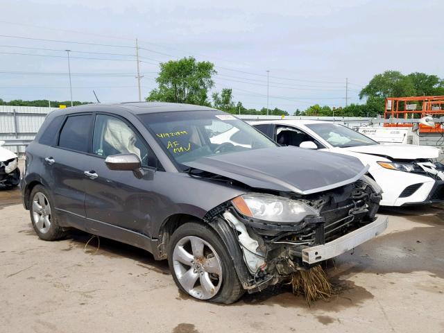 5J8TB18228A020535 - 2008 ACURA RDX GRAY photo 1