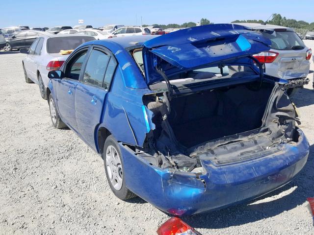 1G8AZ52F44Z166834 - 2004 SATURN ION LEVEL BLUE photo 3