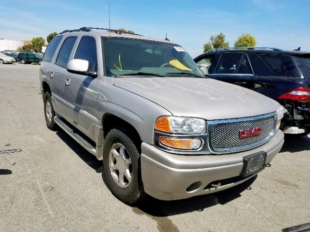 1GKEK63U85J267670 - 2005 GMC YUKON DENA SILVER photo 1