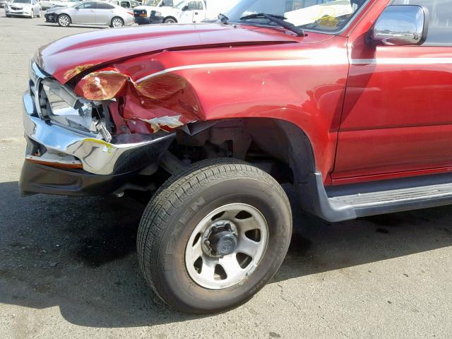 JT3VN39W7R8059565 - 1994 TOYOTA 4RUNNER VN RED photo 9