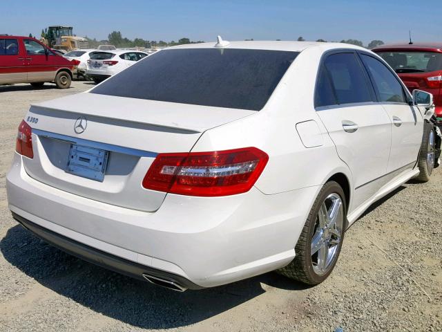 WDDHF5KBXCA581816 - 2012 MERCEDES-BENZ E 350 WHITE photo 4