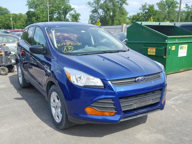 1FMCU0F70GUB40781 - 2016 FORD ESCAPE S BLUE photo 1