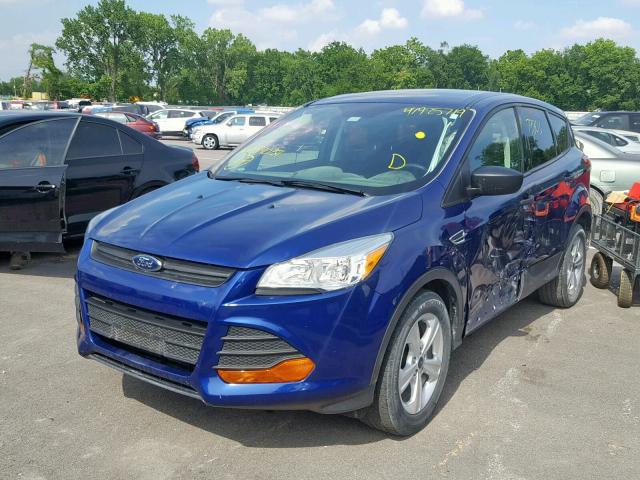 1FMCU0F70GUB40781 - 2016 FORD ESCAPE S BLUE photo 2