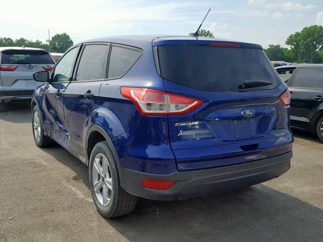 1FMCU0F70GUB40781 - 2016 FORD ESCAPE S BLUE photo 3