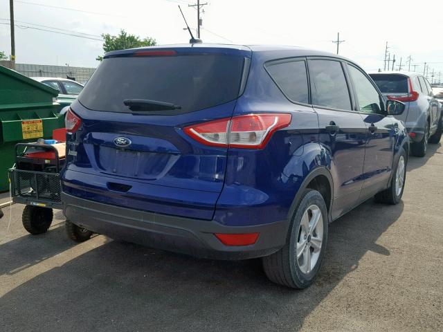 1FMCU0F70GUB40781 - 2016 FORD ESCAPE S BLUE photo 4