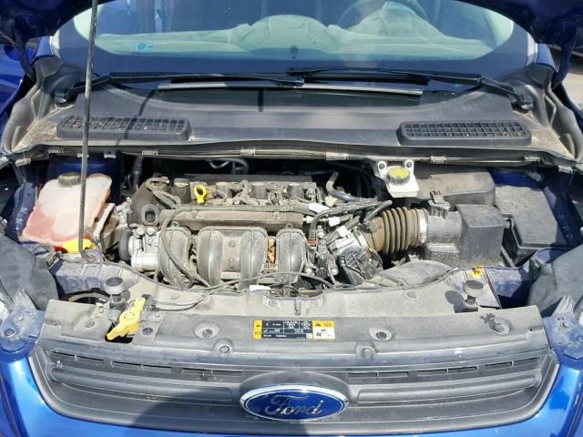 1FMCU0F70GUB40781 - 2016 FORD ESCAPE S BLUE photo 7