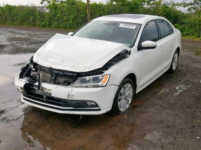 3VWWA7AJ9FM243817 - 2015 VOLKSWAGEN JETTA TDI WHITE photo 2